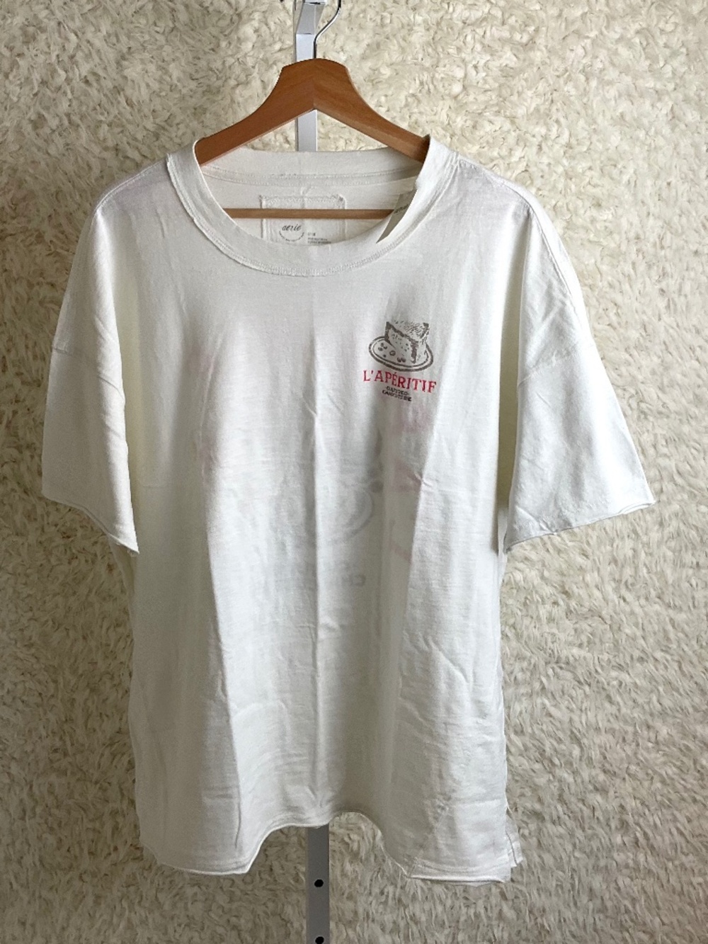 AERIE WOMEN'S OVERSIZED CREW BOYFRIEND T-SHIRT~SIZE LARGE~NWT!